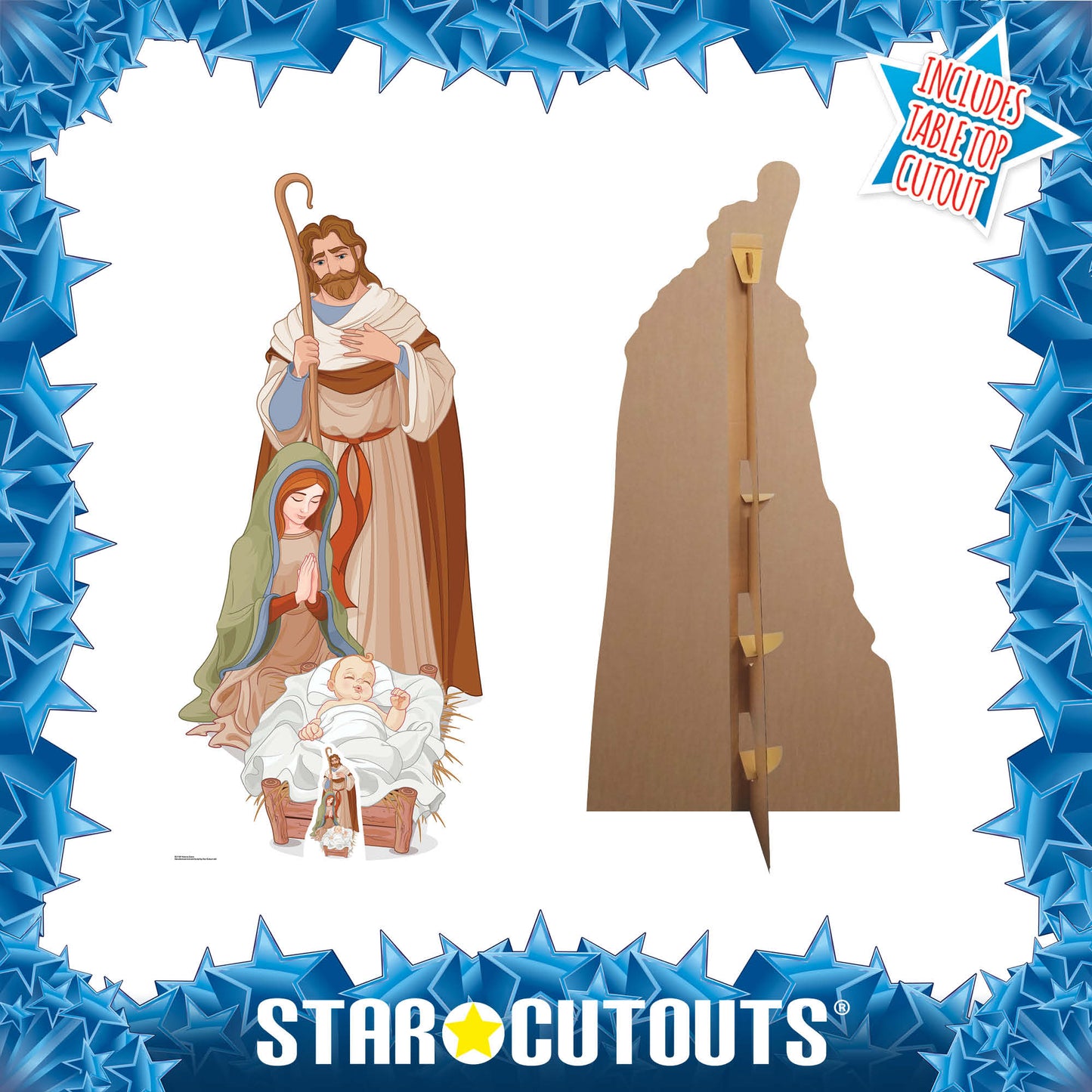 Christmas Nativity Scene Cardboard Cutout - mycardboardcutout