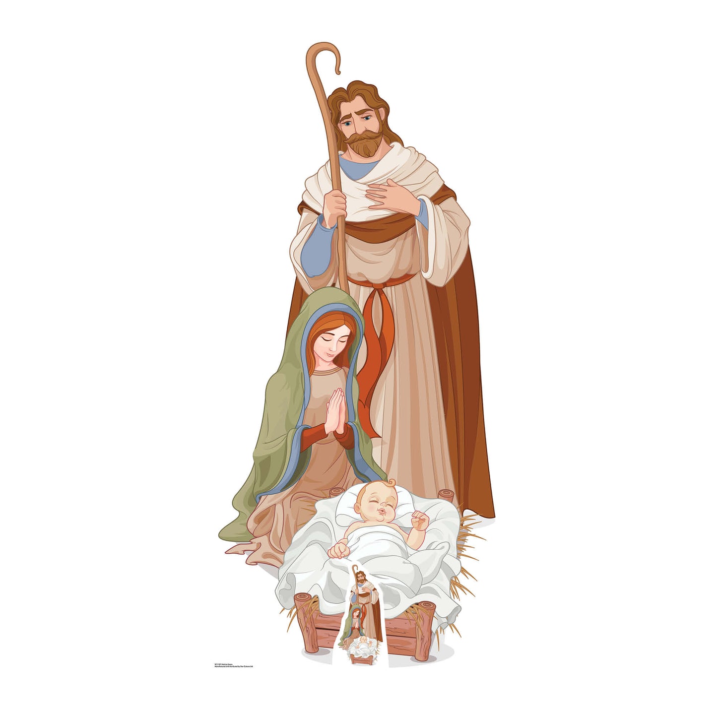 Christmas Nativity Scene Cardboard Cutout - mycardboardcutout