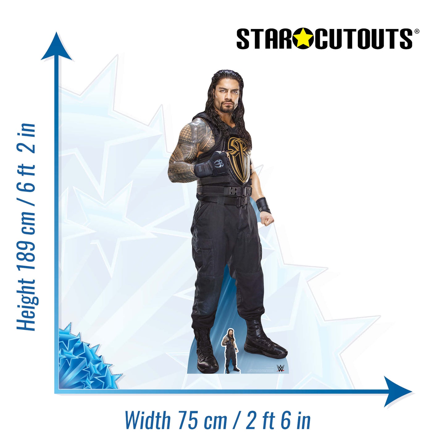 Roman Reigns Cardboard Cutout Lifesize