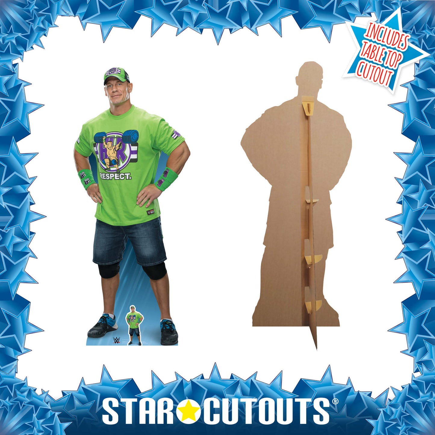 John Cena Wrestler Cardboard Cutout Lifesize - mycardboardcutout