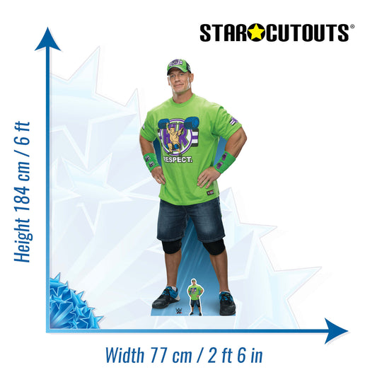 John Cena Wrestler Cardboard Cutout Lifesize - mycardboardcutout