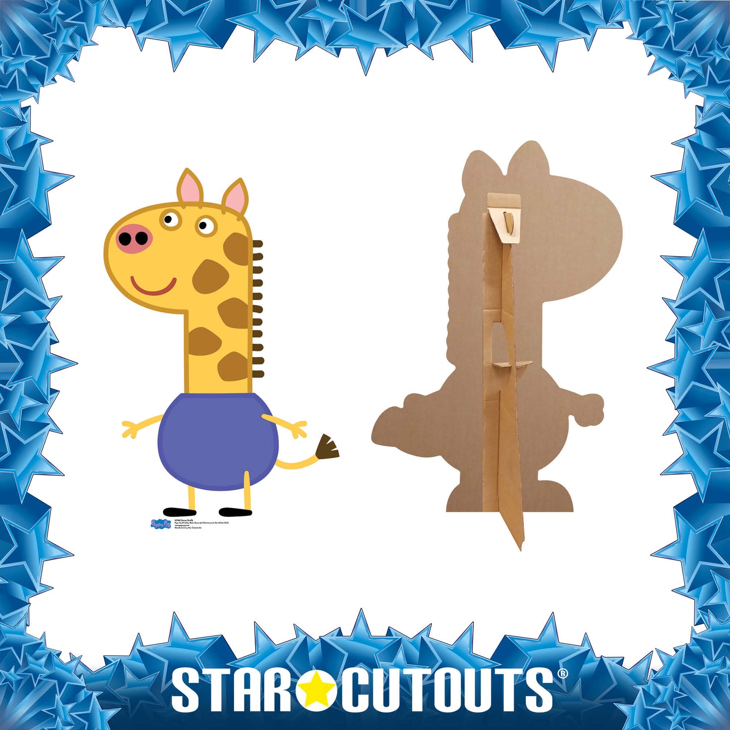 Gerald Giraffe Peppa Pig Cardboard Cutout - mycardboardcutout