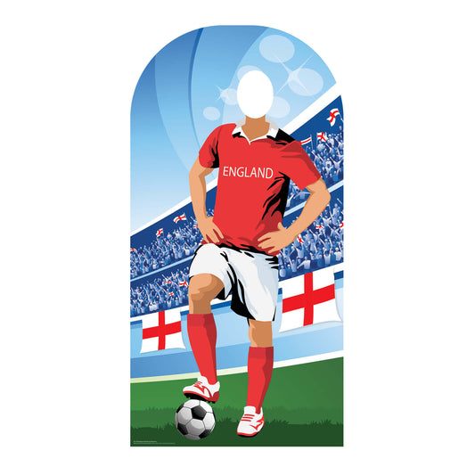 England World Tournament Football Stand-IN NEW Cardboard Cutout