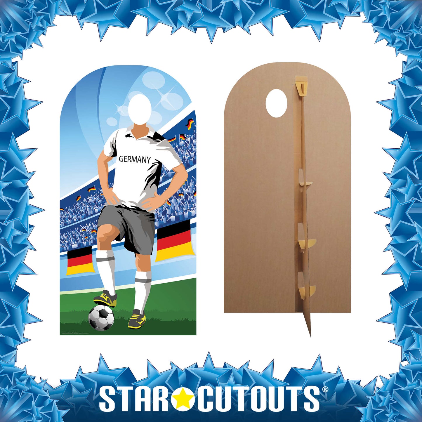 Germany World Tournament Football Stand-IN Cardboard Cutout - mycardboardcutout