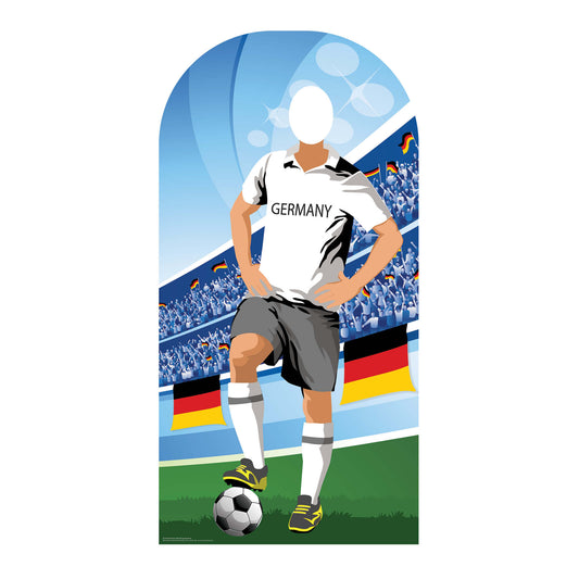 Germany World Tournament Football Stand-IN Cardboard Cutout - mycardboardcutout