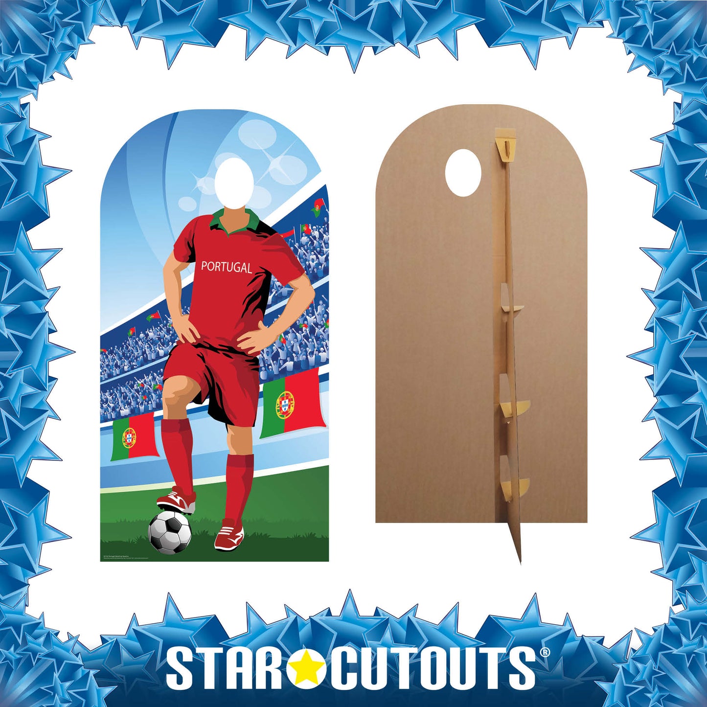 Portugal World Tournament Football Stand-IN Cardboard Cutout - mycardboardcutout