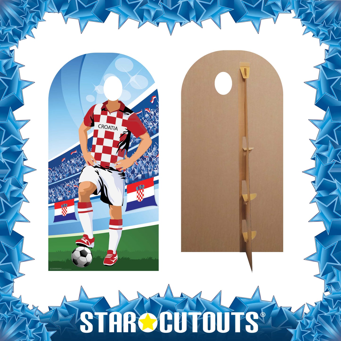Croatia World Tournament Football Stand-IN Cardboard Cutout - mycardboardcutout
