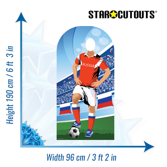 Russia World Tournament Stand-IN Cardboard Cutout - mycardboardcutout