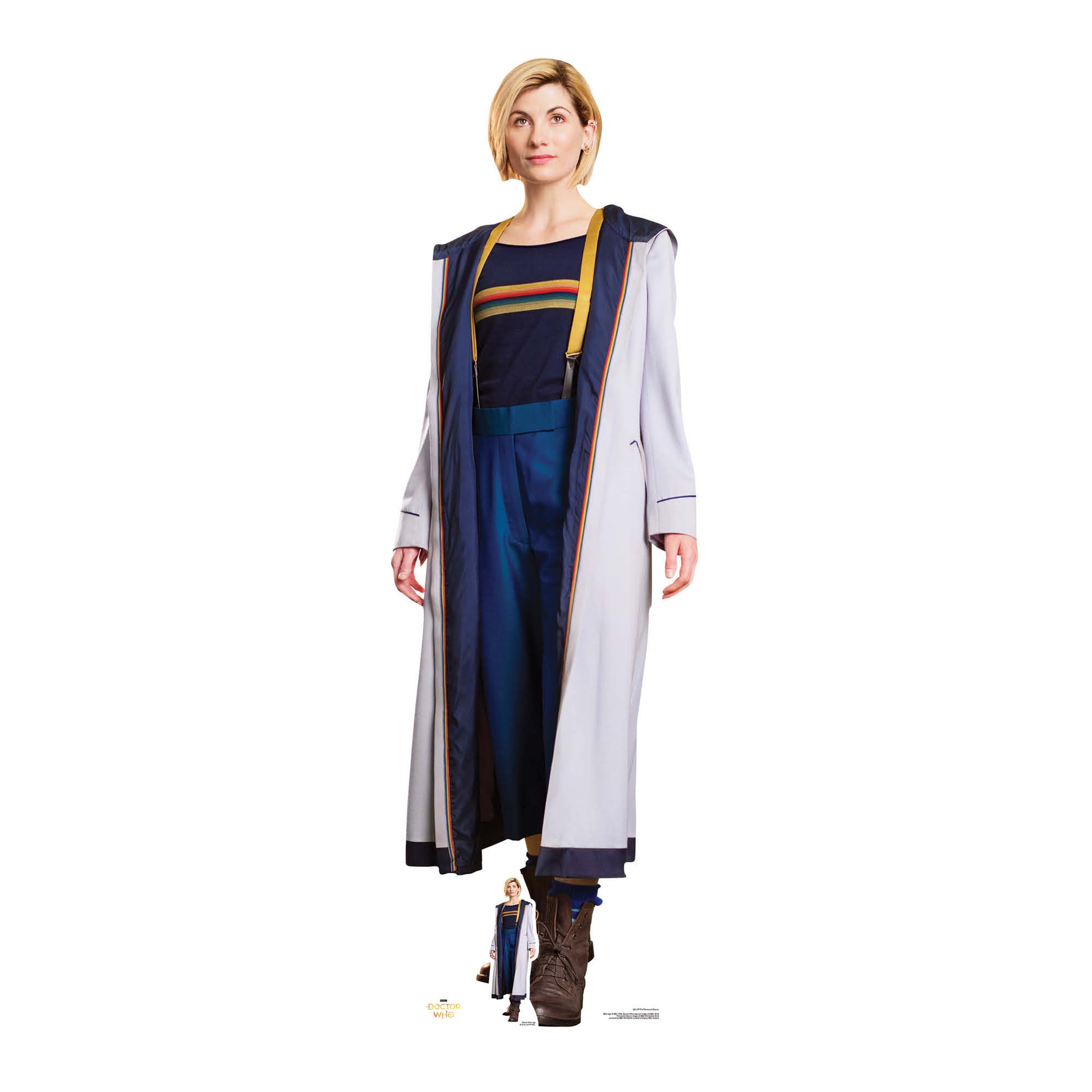 Jodie Whittaker 13th Doctor Lifesize Cardboard Cutout Doctor Who Cardboard Cutout - mycardboardcutout