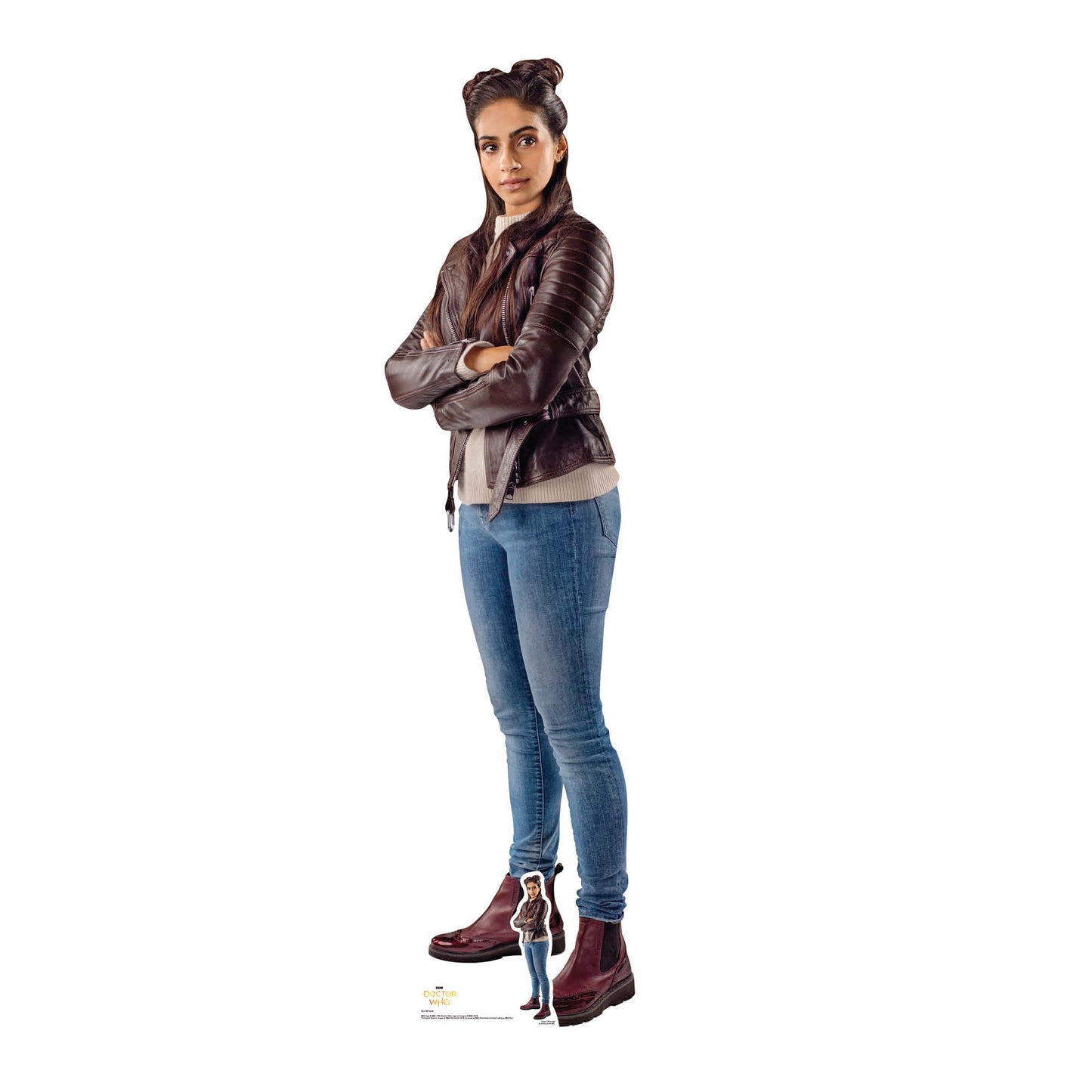 SC1198 Mandip Gill Yasmin Lifesize Cardboard Cutout Doctor Who Cardboard Cutout - mycardboardcutout