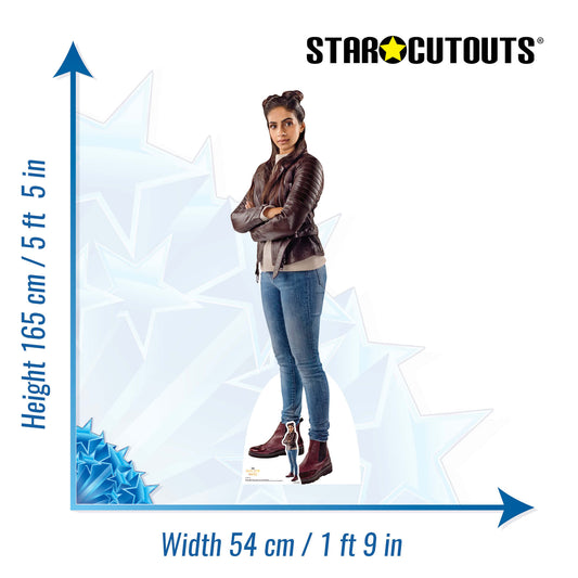 SC1198 Mandip Gill Yasmin Lifesize Cardboard Cutout Doctor Who Cardboard Cutout - mycardboardcutout