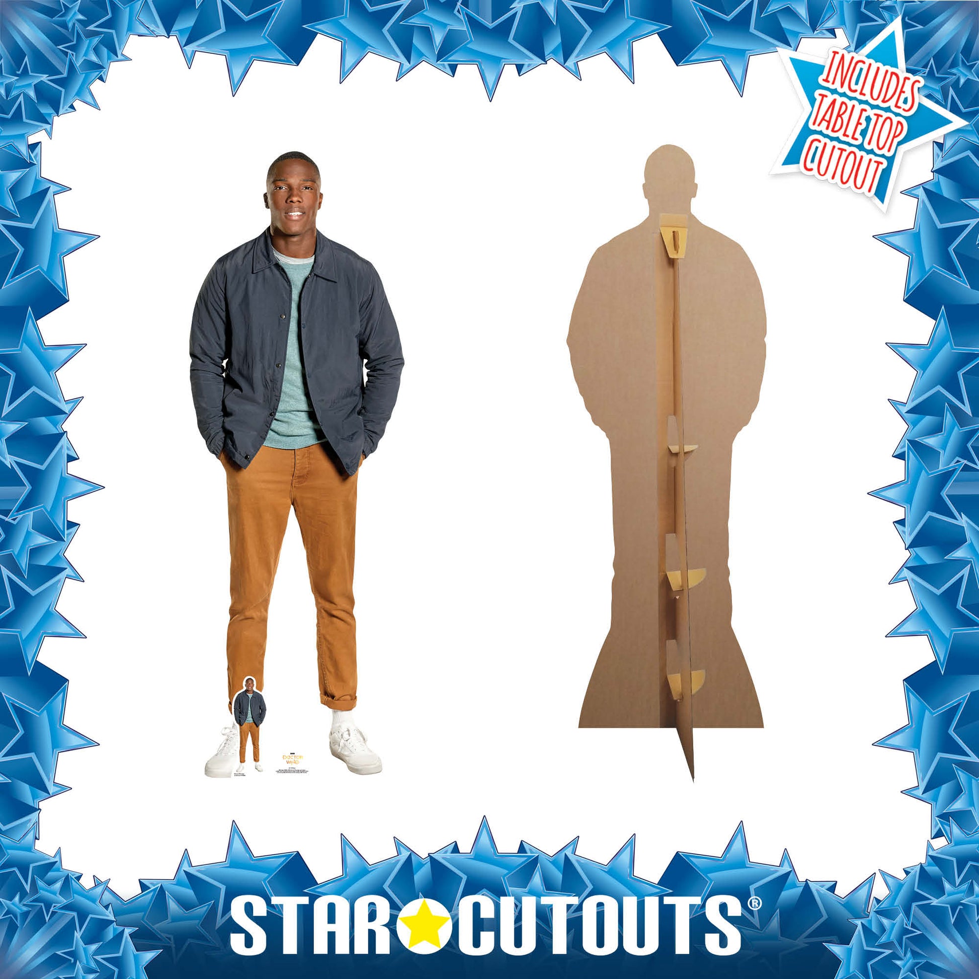 Tosin Cole Ryan Lifesize Cardboard Cutout Doctor Who Cardboard Cutout - mycardboardcutout