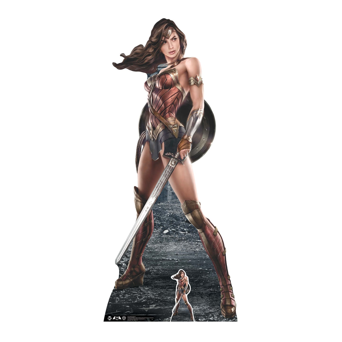 Wonder Woman Movie Graphic Artwork Cardboard Cutout - mycardboardcutout