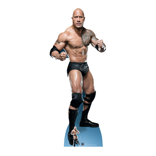 The Rock Dwayne Johnson WWE Cardboard Cutout Lifesize