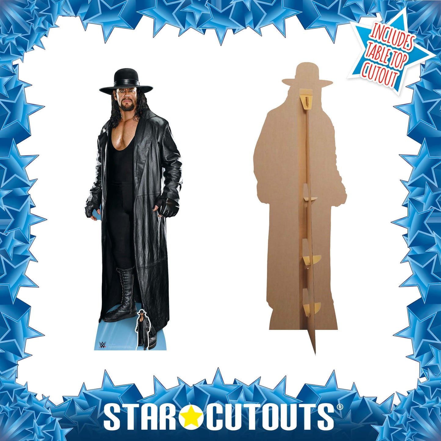 Undertaker Legend Trademark Hat and Coat Cardboard Cutout Lifesize
