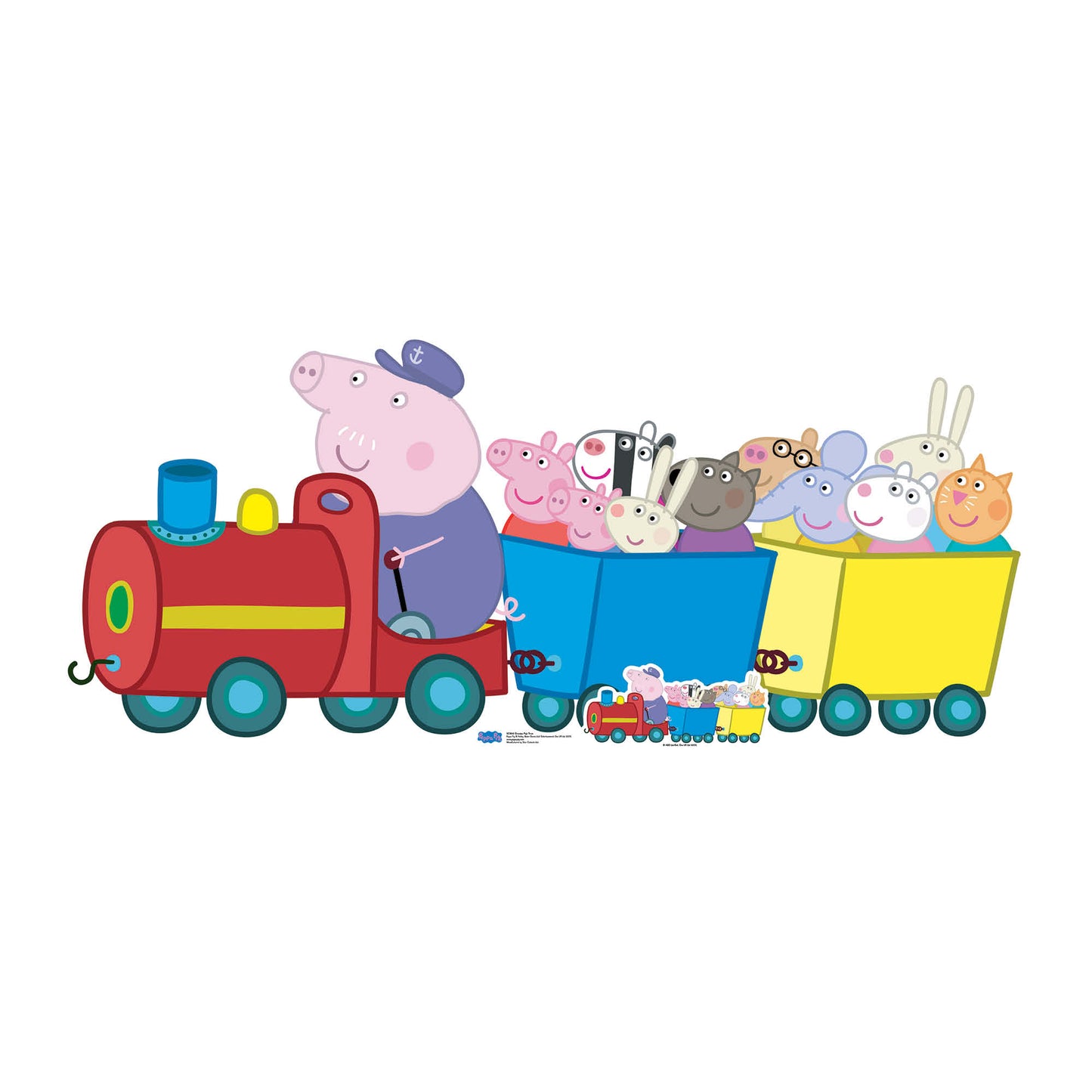 Grandpa Pigs Train Peppa Pig Cardboard Cutout - mycardboardcutout