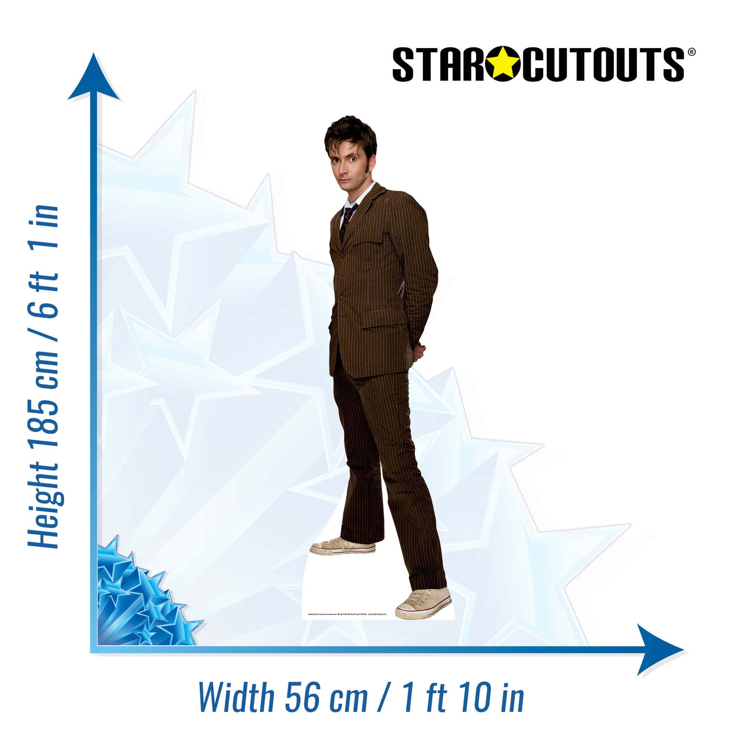 The Doctor Who David Tennant Brown Suit Cardboard Cutout MyCardboardCutout