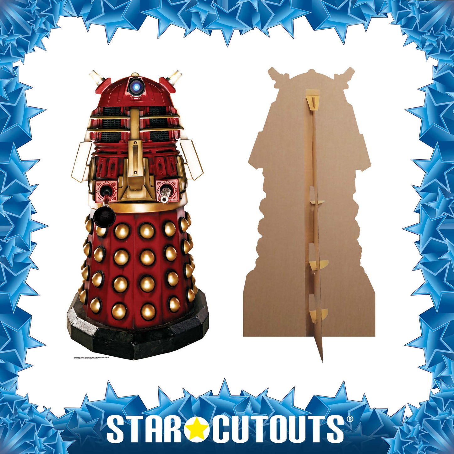 Supreme Dalek Red Dalek Cardboard Cutout MyCardboardCutout