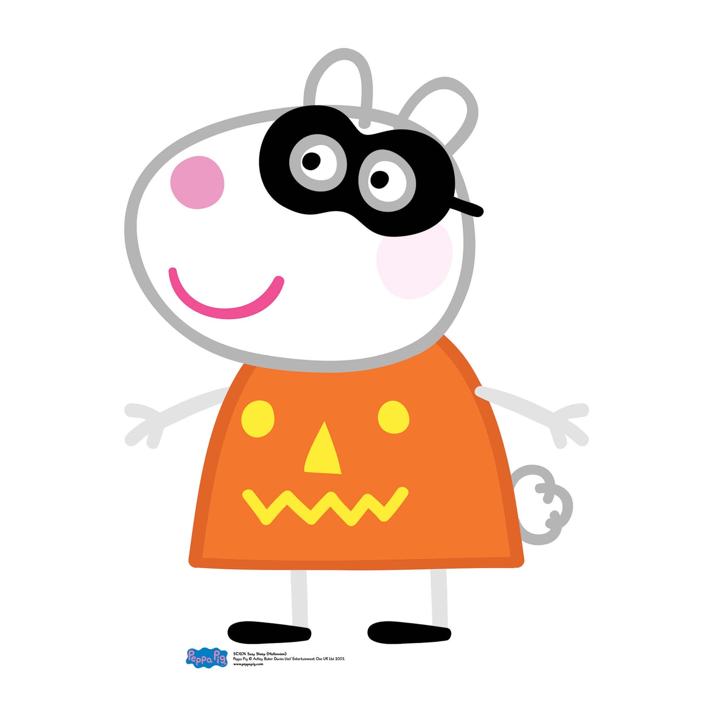 Suzy Sheep Peppa Pig Halloween Cardboard Cutout - mycardboardcutout