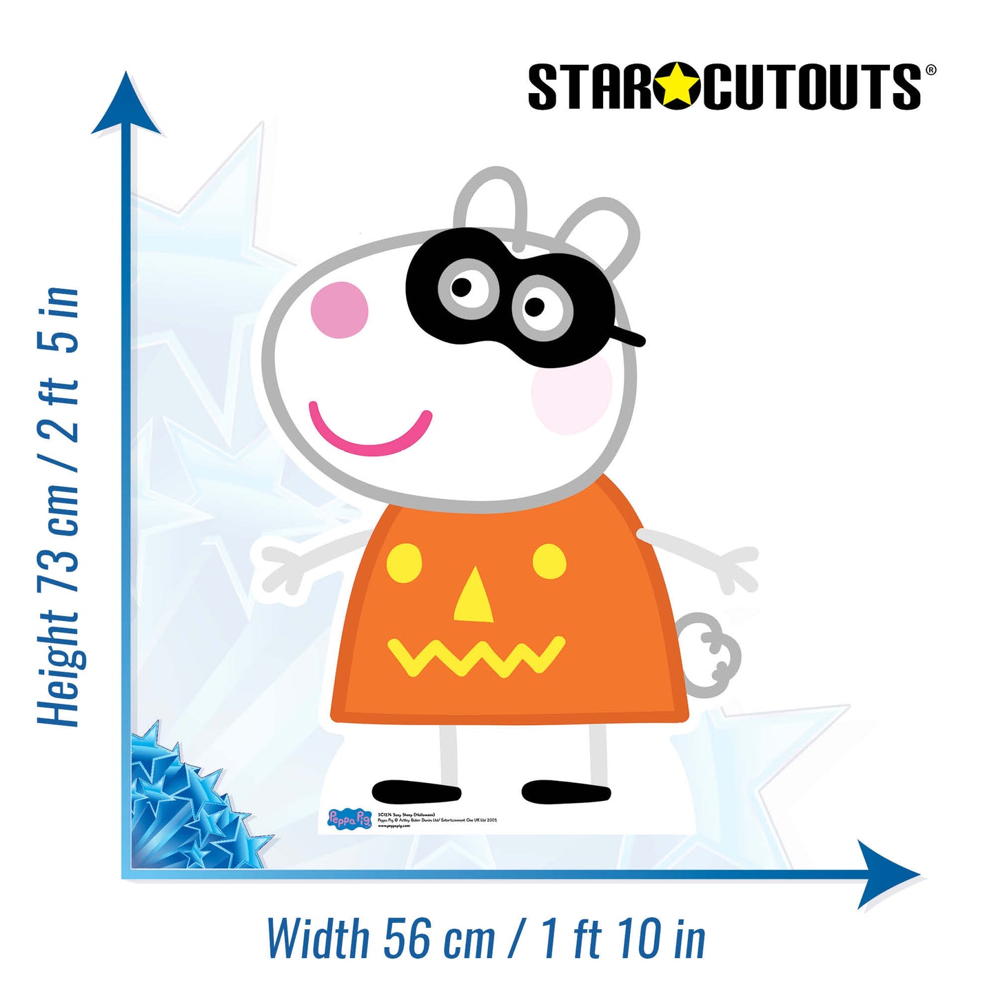 Suzy Sheep Peppa Pig Halloween Cardboard Cutout - mycardboardcutout
