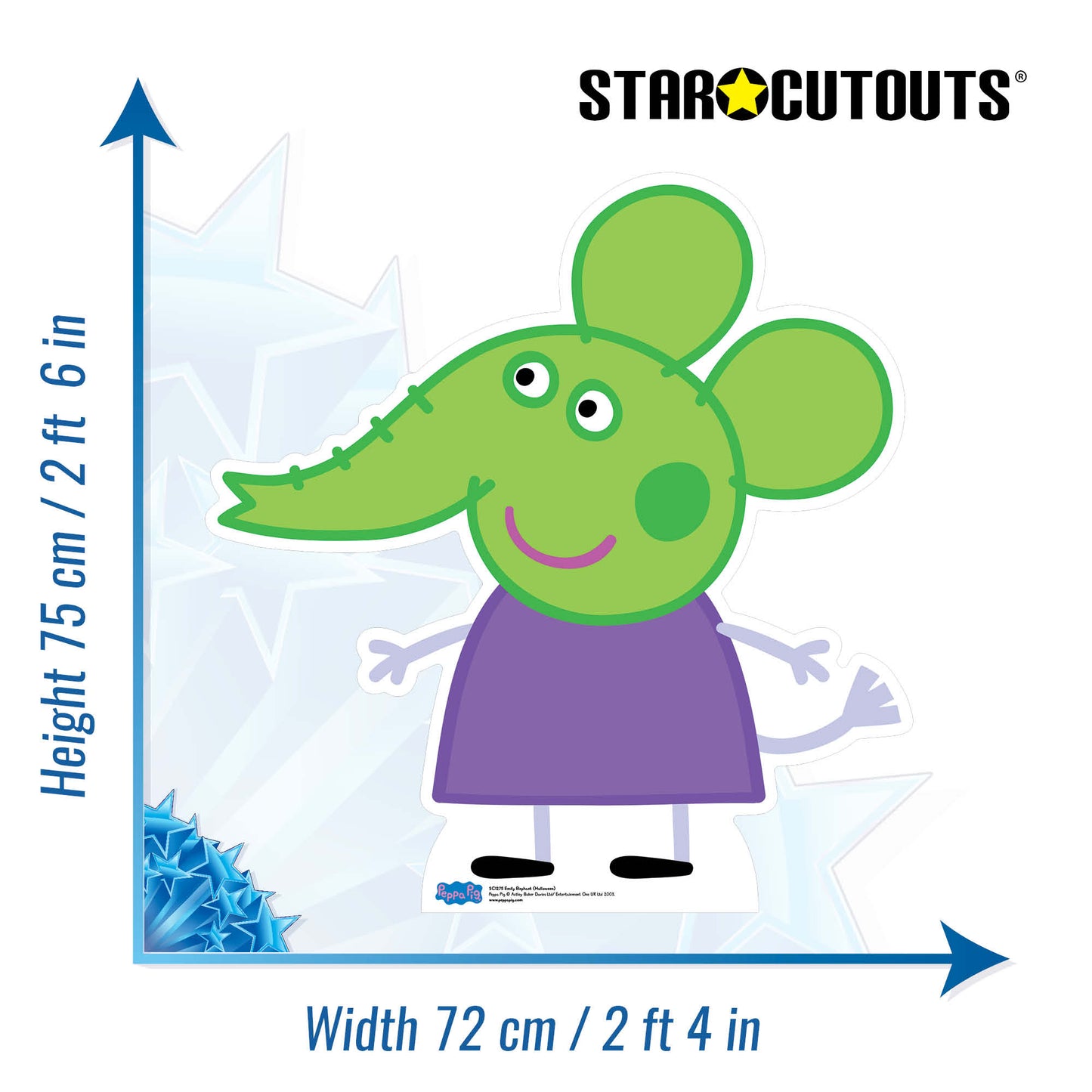 Emily Elephant Peppa Pig Halloween Cardboard Cutout - mycardboardcutout
