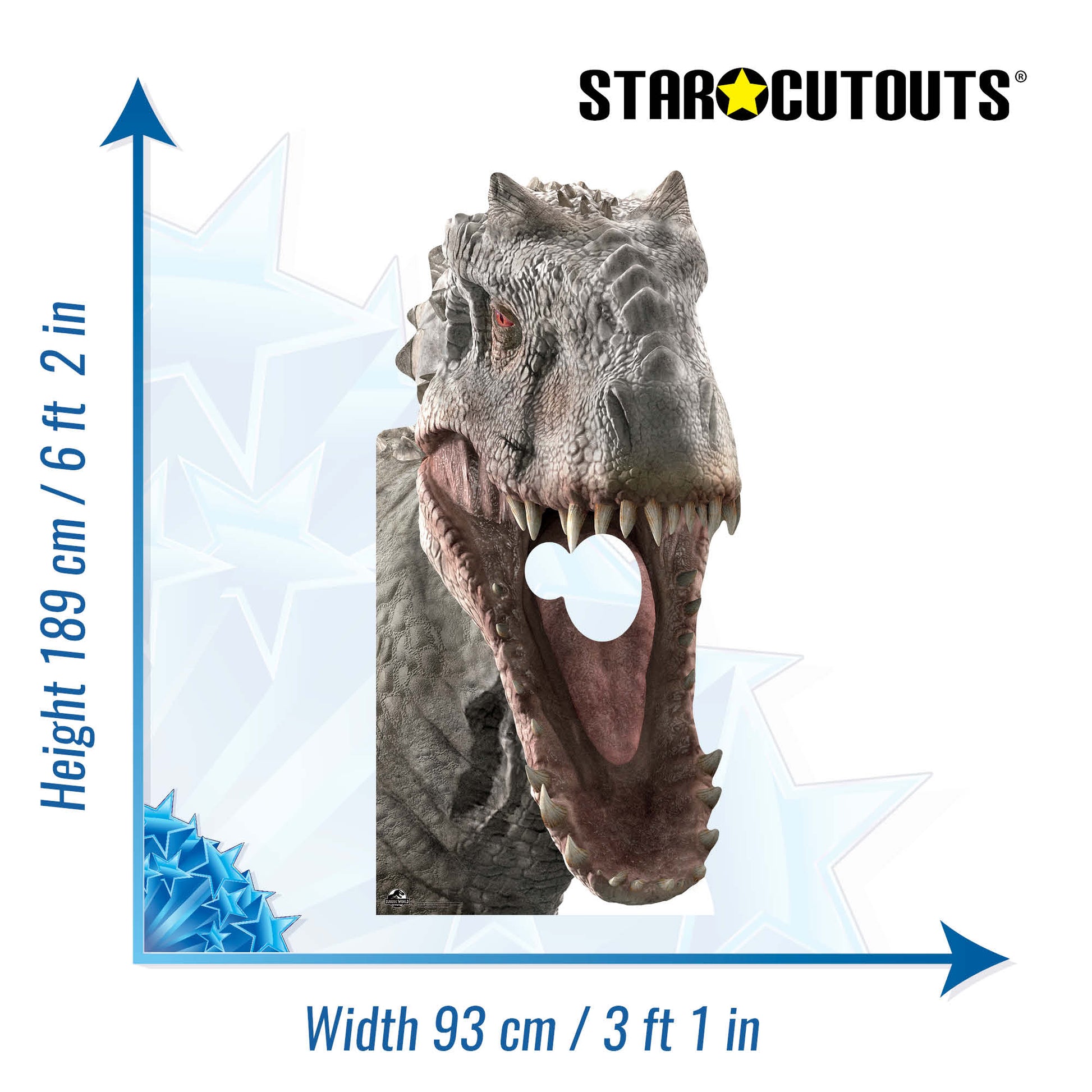 Indominus Rex Dinosaur Stand In Cardboard Cutout - mycardboardcutout