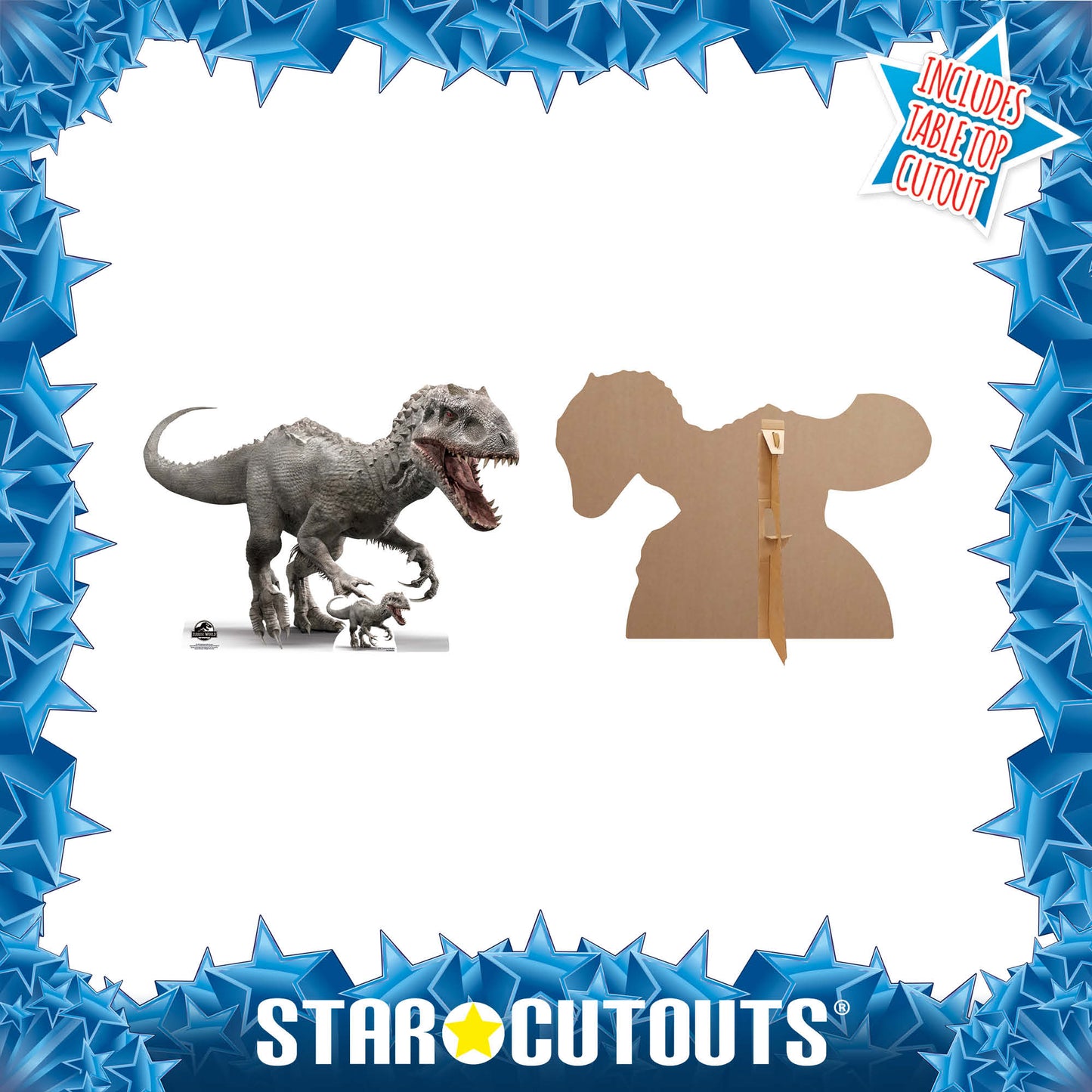 Official Jurassic World Indominus Rex Dinosaur side view Cardboard Cutout - mycardboardcutout