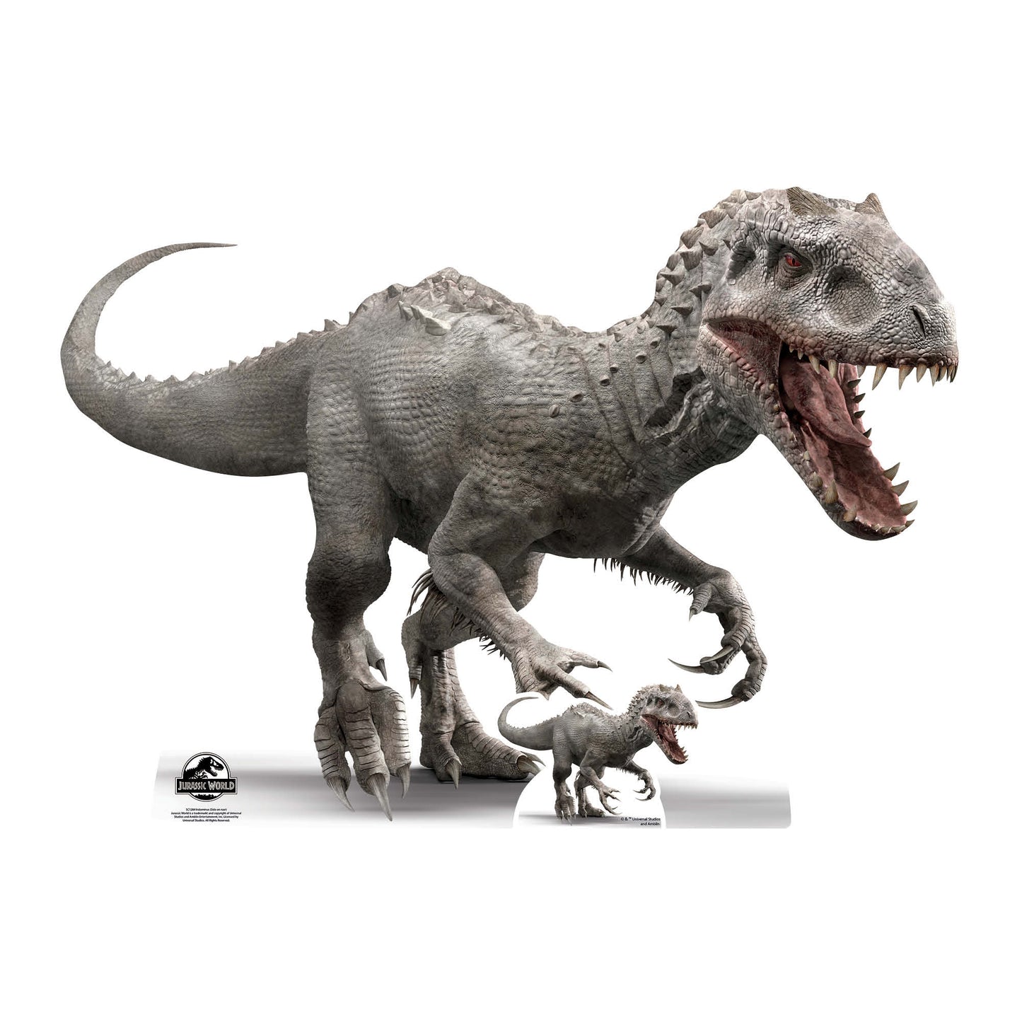 Official Jurassic World Indominus Rex Dinosaur side view Cardboard Cutout - mycardboardcutout