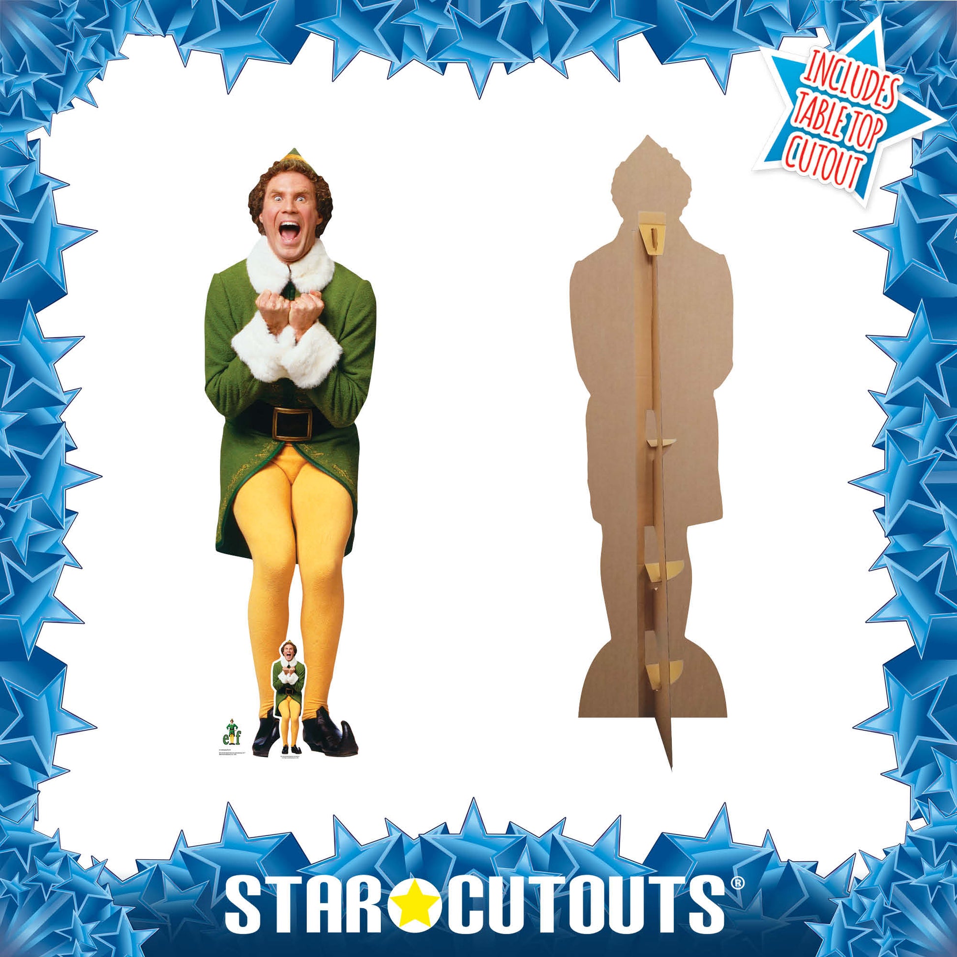 Buddy The Elf Christmas Icon Cardboard Cutout - mycardboardcutout