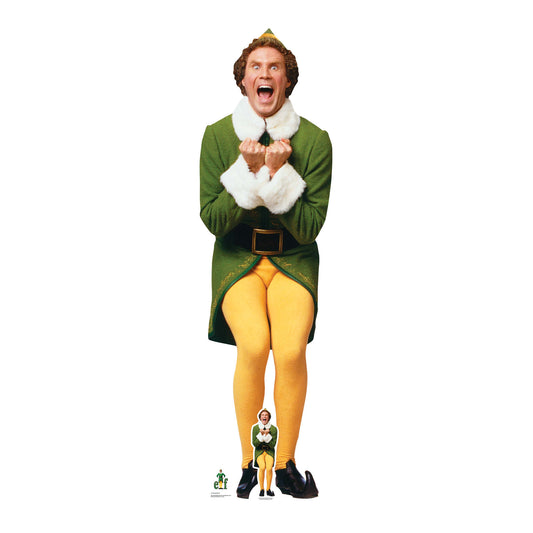 Buddy The Elf Christmas Icon Cardboard Cutout - mycardboardcutout