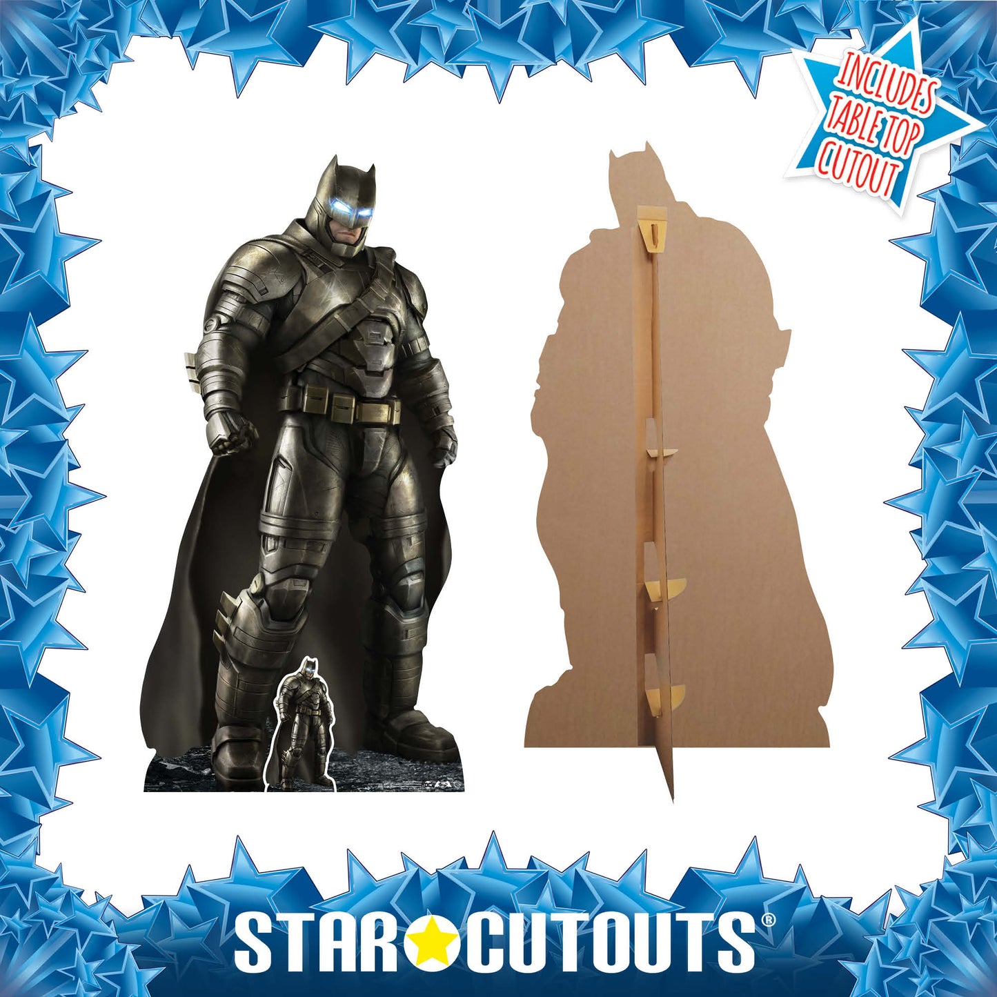 Armoured Batsuit Ben Affleck Batman Cardboard Cutout Height 190cm - mycardboardcutout