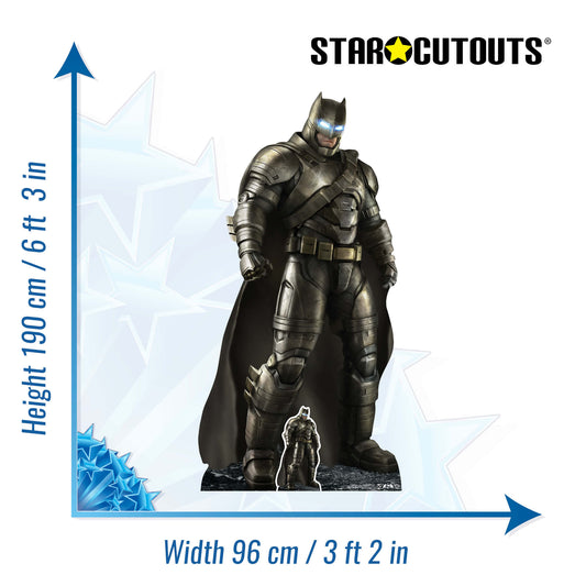 Armoured Batsuit Ben Affleck Batman Cardboard Cutout Height 190cm - mycardboardcutout