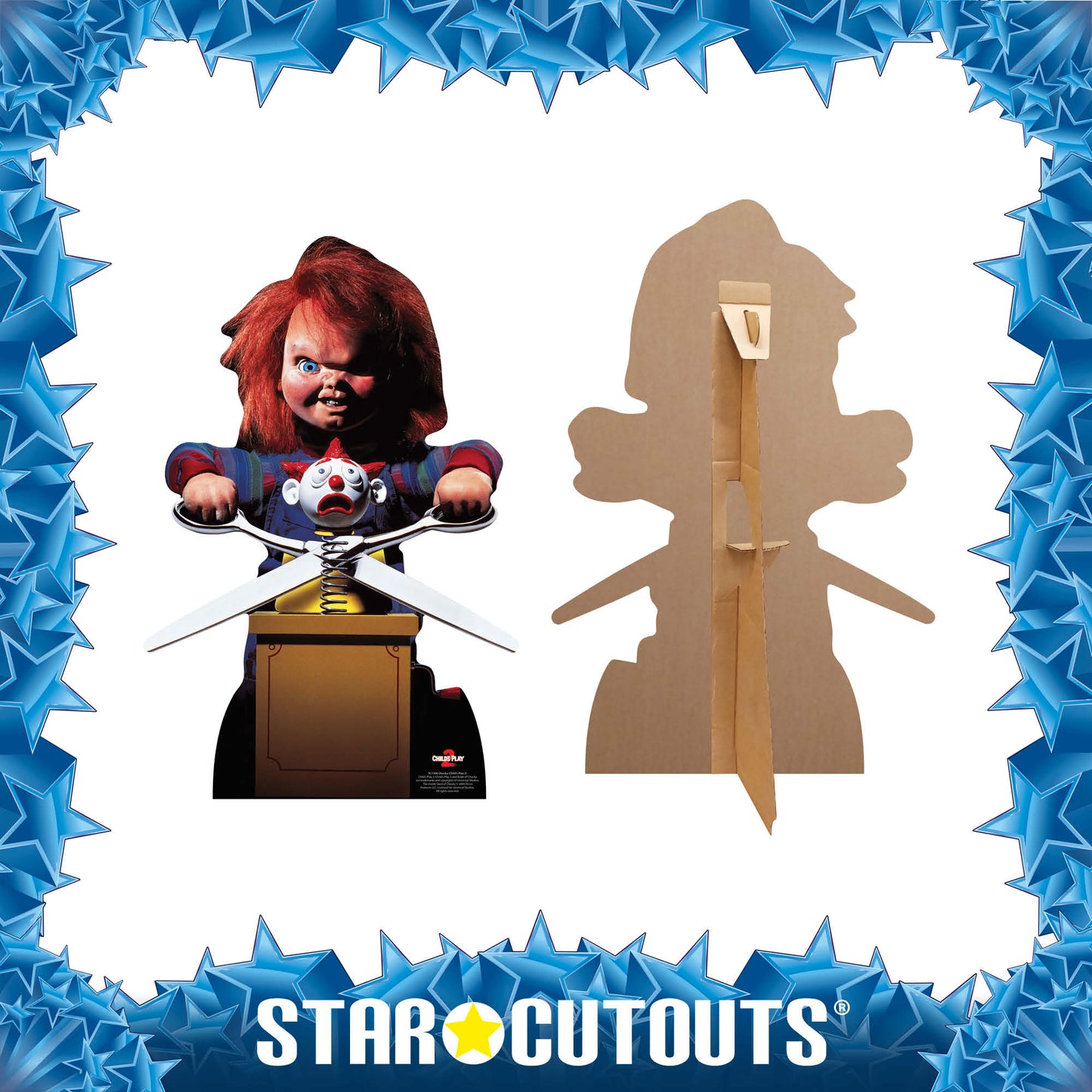 Chucky Doll with Scissors Cardboard Cutout Lifesize - mycardboardcutout