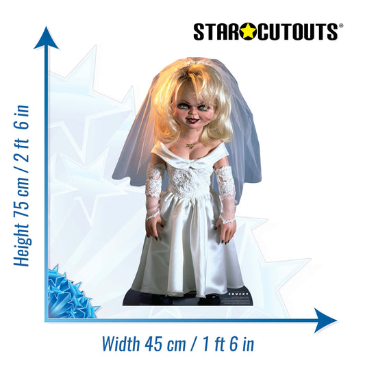 Tiffany Doll Bride of Chucky Cardboard Cutout Lifesize - mycardboardcutout