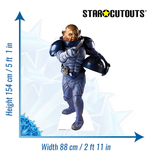 SC131 General Staal Sontaran Cardboard Cutout - mycardboardcutout
