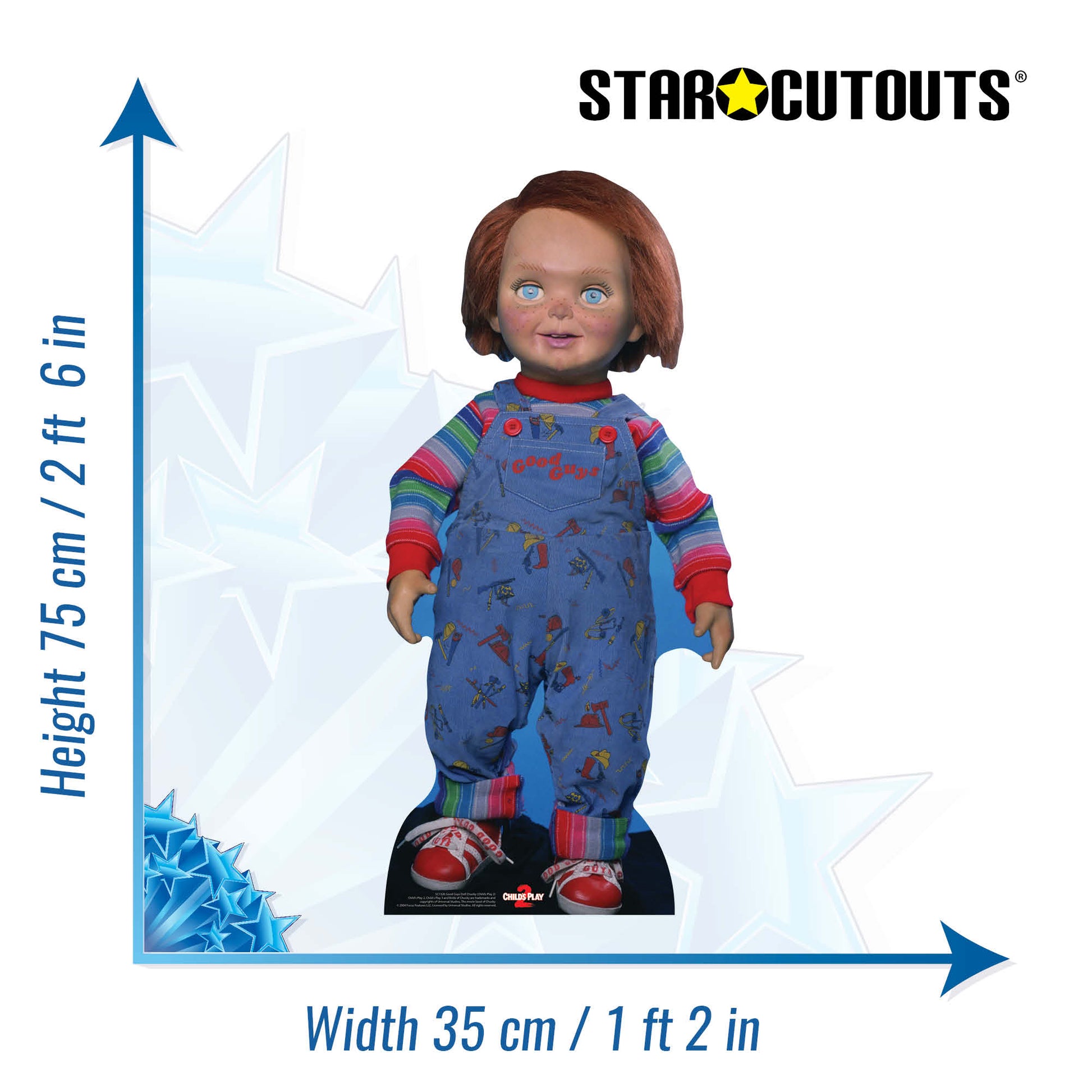 Good Guys Doll Chucky Cardboard Cutout Lifesize - mycardboardcutout
