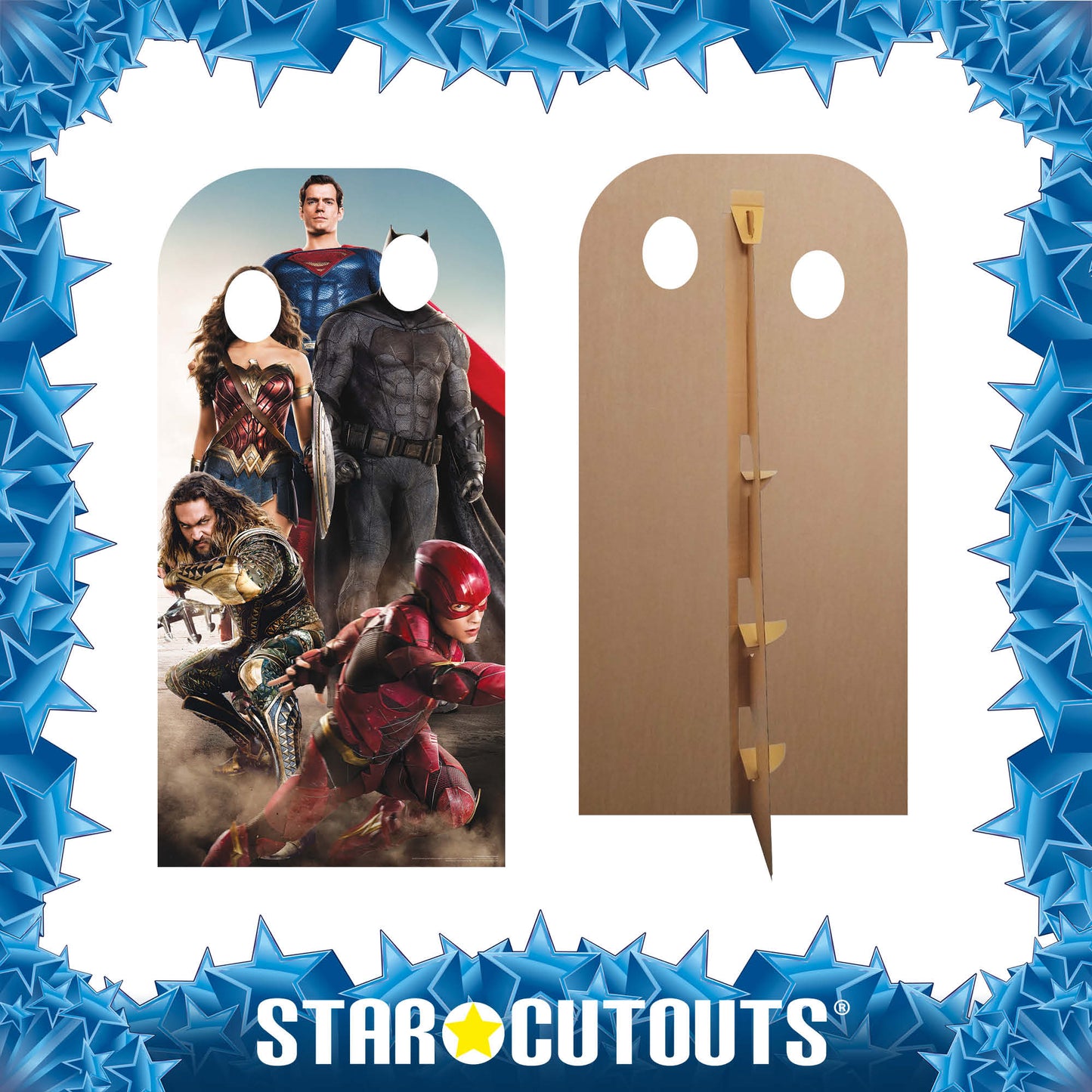 Justice League Stand In Adult Live Action Cardboard Cutout - mycardboardcutout