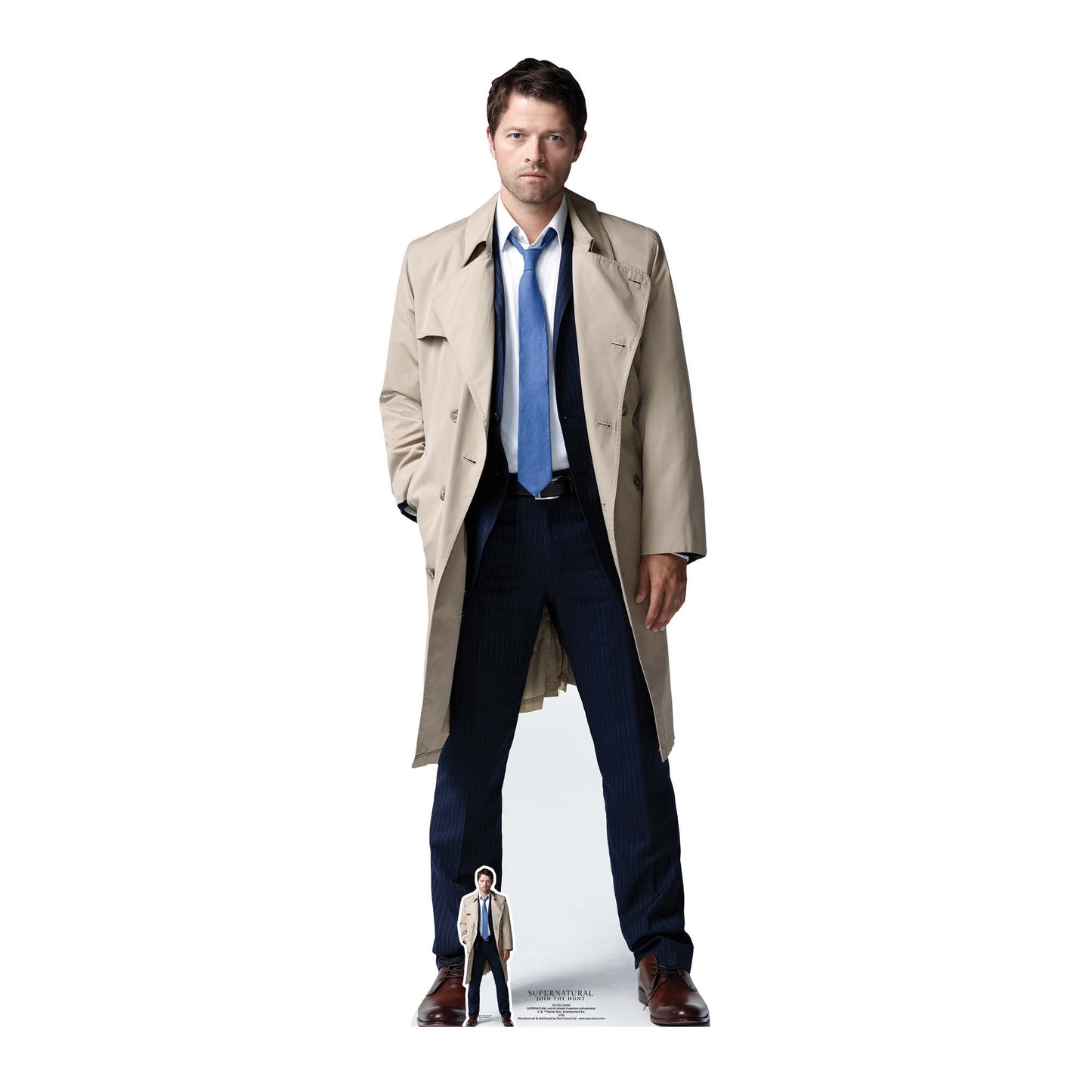 Castiel Supernatural Angel Misha Collins Cardboard Cutout Lifesize - mycardboardcutout