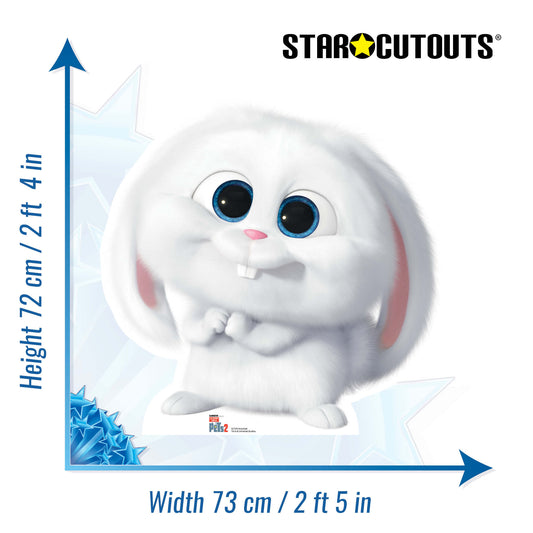 Snowball the Rabbit Secret Life of Pets Cardboard Cutout - mycardboardcutout