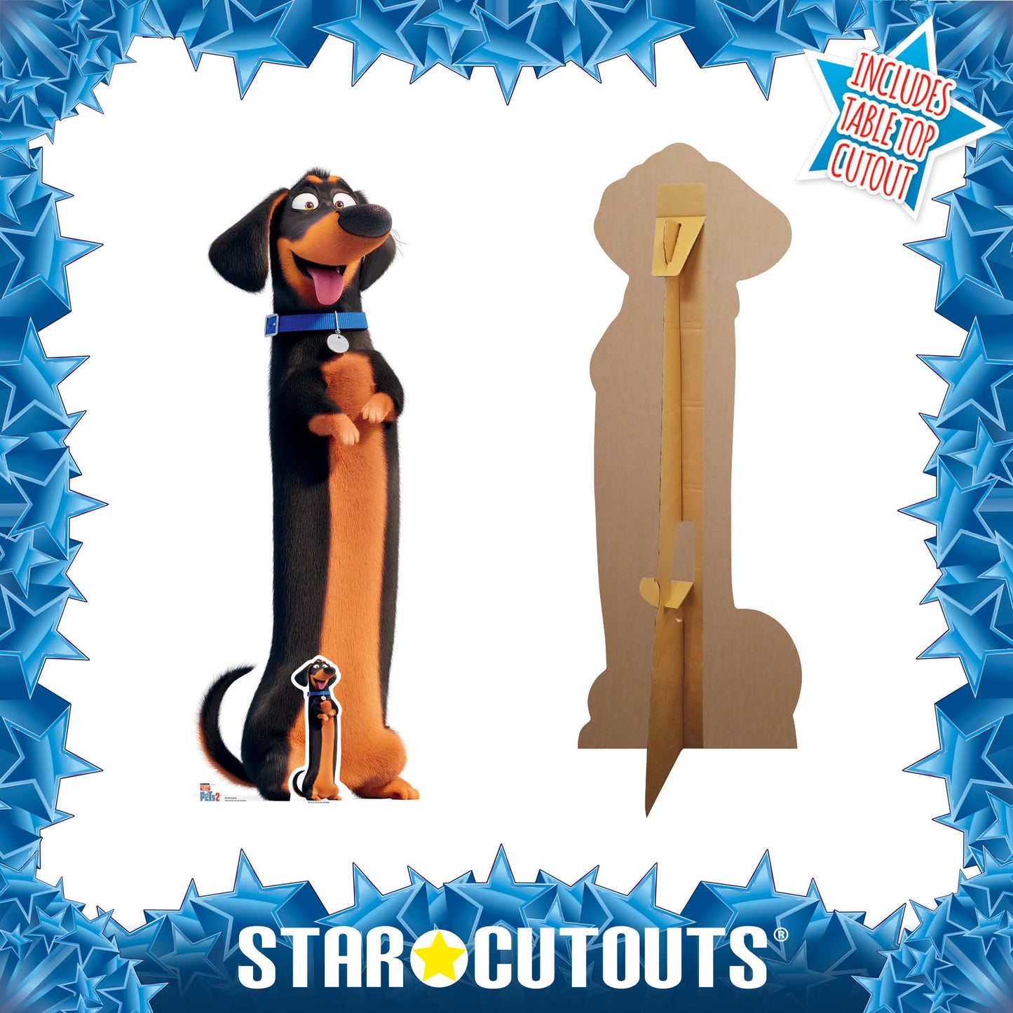 Buddy Sausage Dog Secret Life of Pets Cardboard Cutout - mycardboardcutout