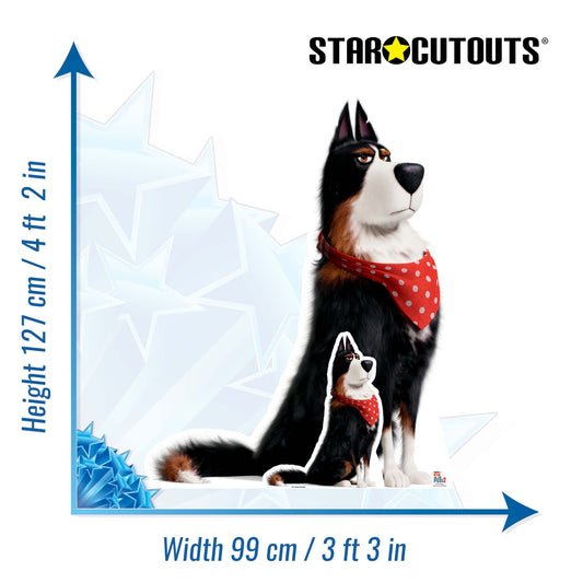 Rooster Sheepdog Secret Life of Pets Cardboard Cutout - mycardboardcutout