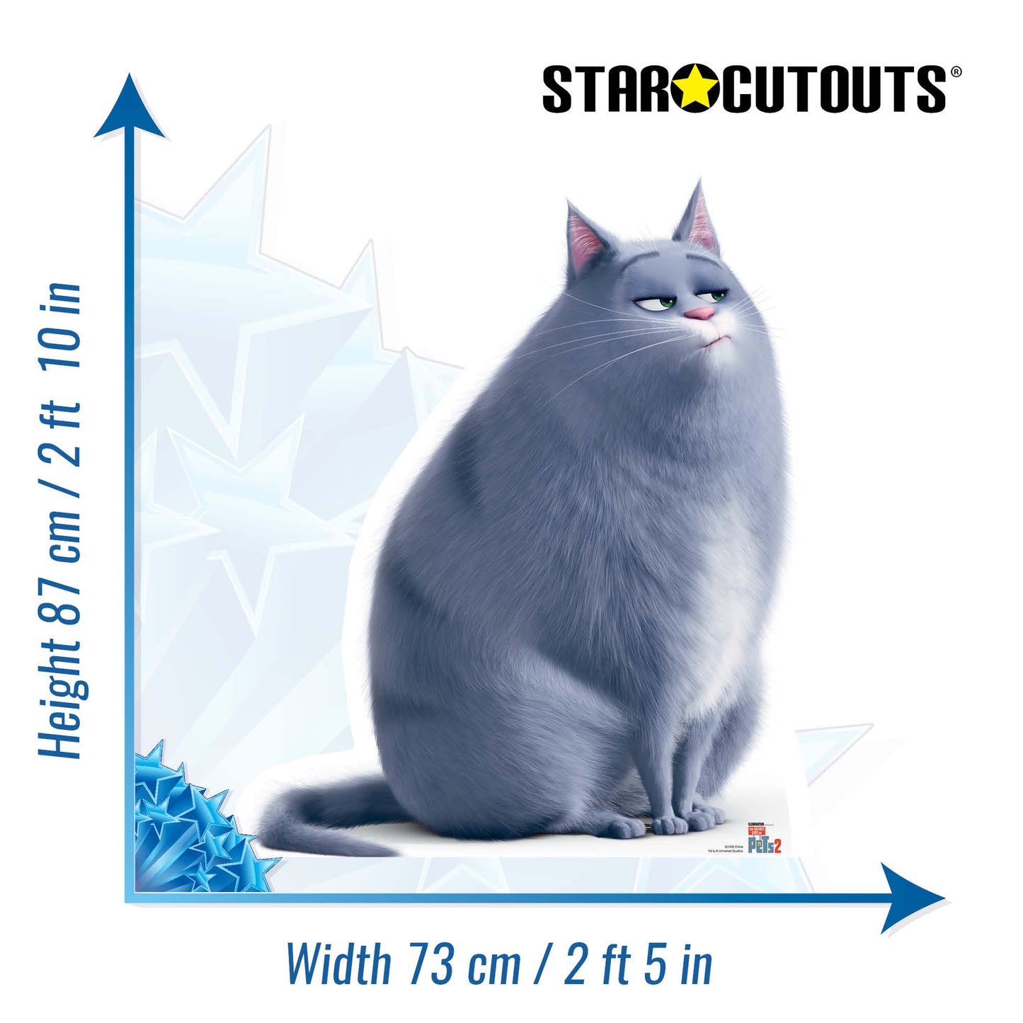 Chloe Tabby Cat Secret Life of Pets Cardboard Cutout - mycardboardcutout