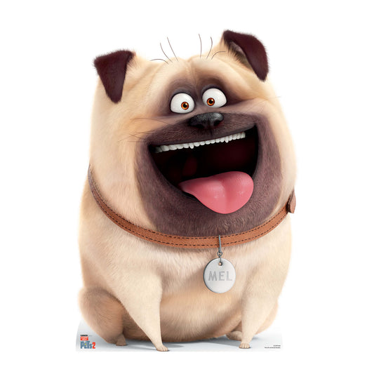 Mel Pug Dog Secret Life of Pets Cardboard Cutout - mycardboardcutout