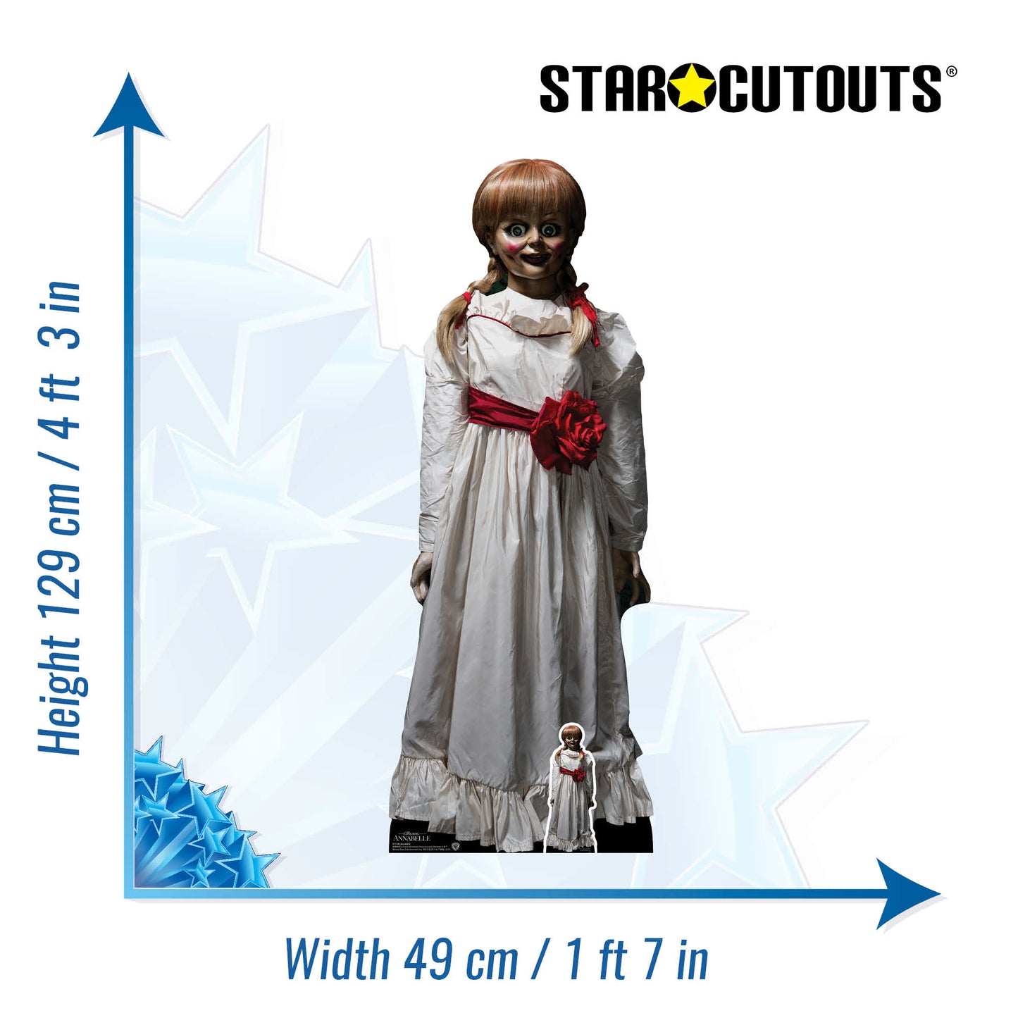 Annabelle Doll Cardboard Cutout Lifesize - mycardboardcutout