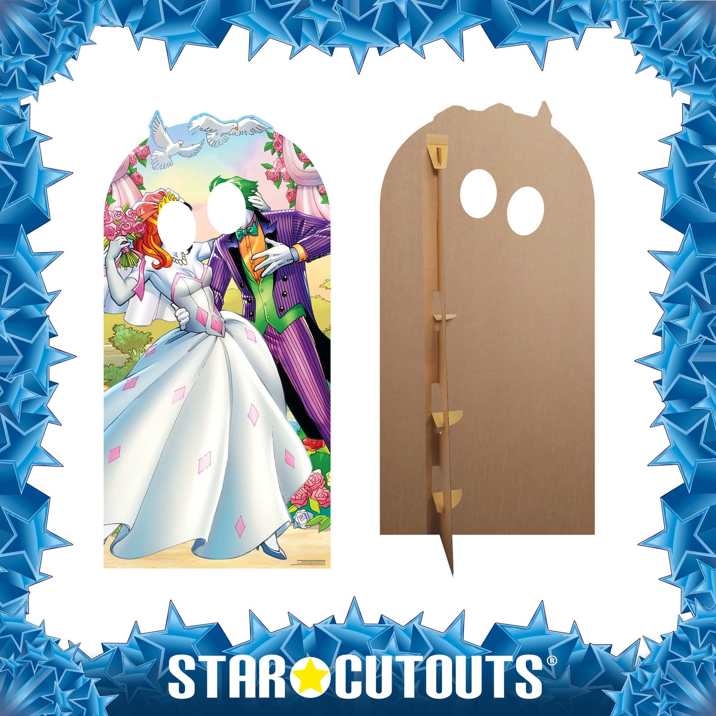 Joker Harley Quinn Wedding StandIn Cardboard Cutout - mycardboardcutout