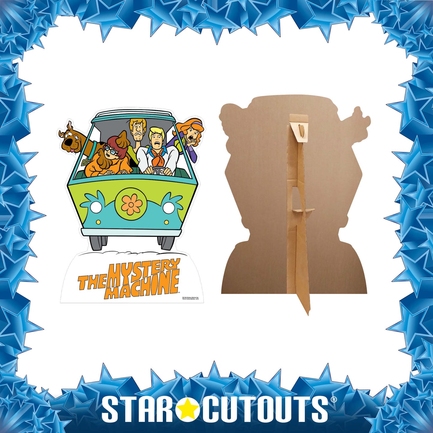 Freds Mystery Machine Van Scooby Doo Small Cardboard Cutout - mycardboardcutout