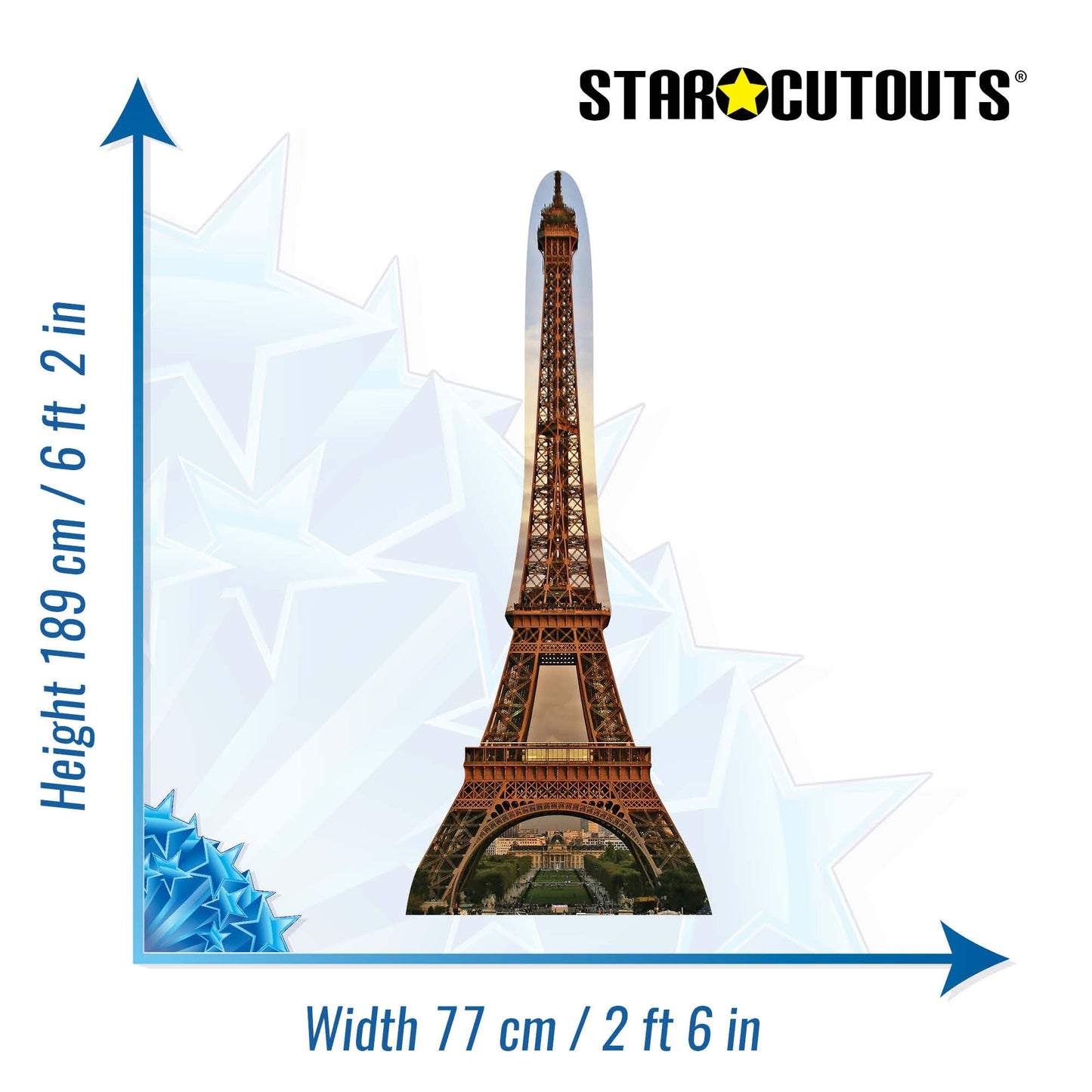 Eiffel Tower Cardboard Cutout - mycardboardcutout