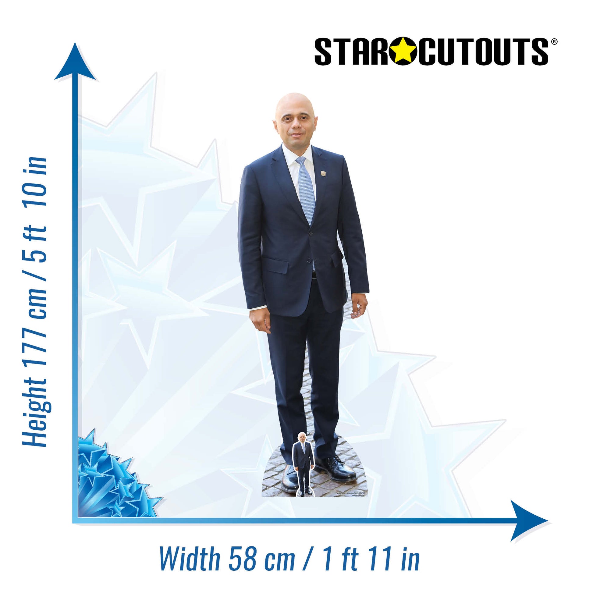 Sajid Javid Cardboard Cutout Politician - mycardboardcutout
