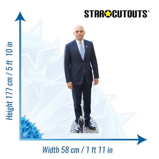 Sajid Javid Cardboard Cutout Politician - mycardboardcutout
