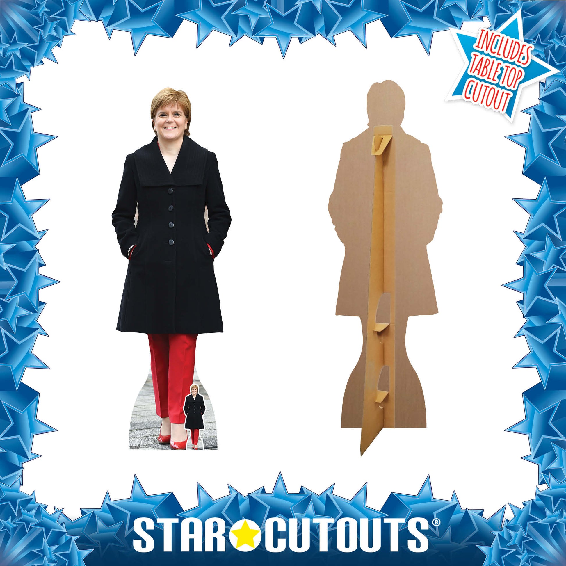 Nicola Sturgeon Cardboard Cutout Politician - mycardboardcutout